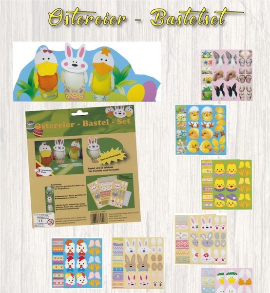 Ostereier-Bastelset 36-teilig