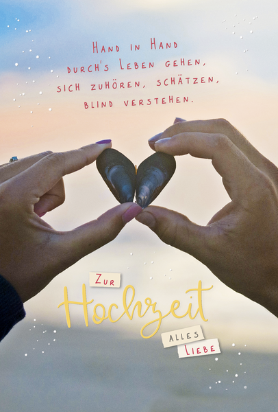 Bill. Vermählung Hände/Herz