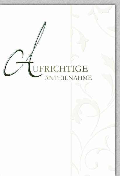 Bill. Trauer + Textvorschlag