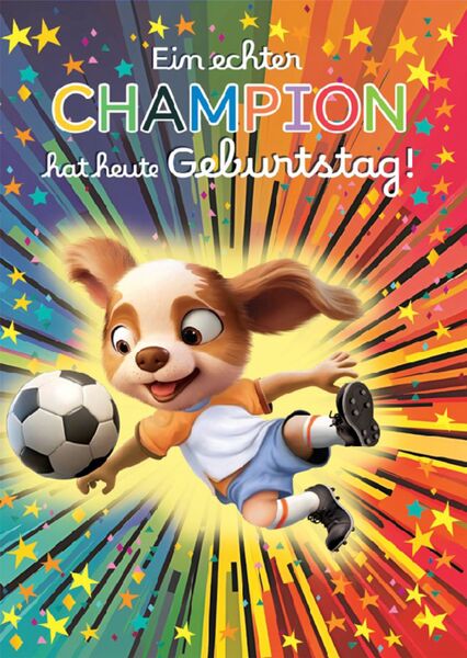 Bill. Geburtst. Kinder Fußball