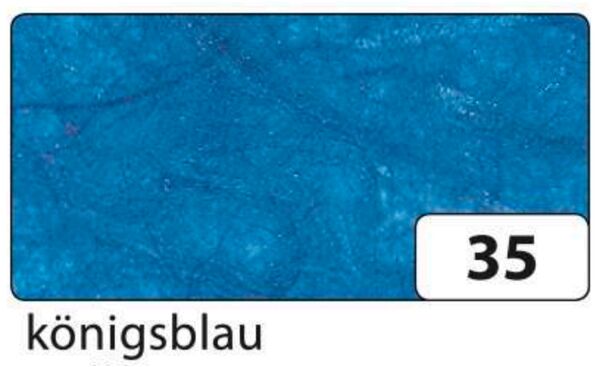 Faserseide königsblau