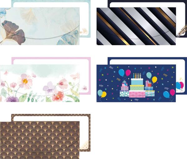 Gutscheinverpackung 5 x 2 Stk.