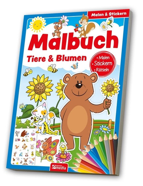 Oster Malbuch+Stickerbogen