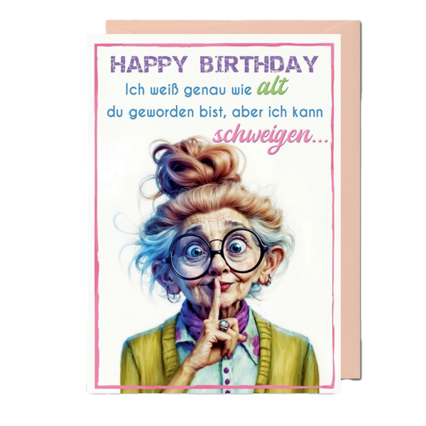 Bill. Geb. lustige Oldie Bill. Geb. lustige Oldie