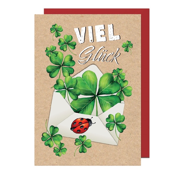 Bill. Glückwunsch Kleeblätter