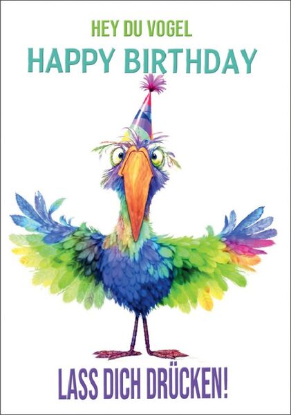 Bill. Geb. lustiger Vogel Bill. Geb. lustiger Vogel