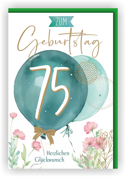 Bill. FZ 75  Ballon, floral