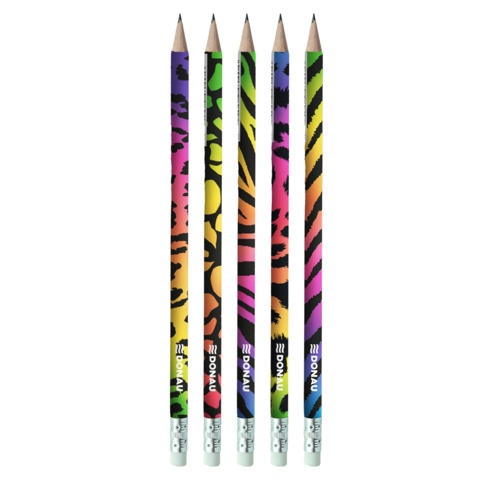 Bleistift+Radierer Neon Safari