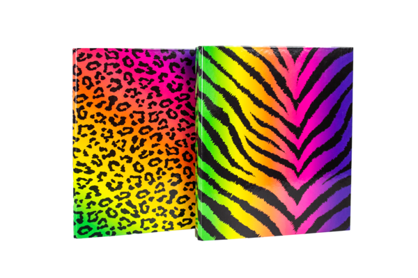 Ringmappe A4/2-R. Neon Safari