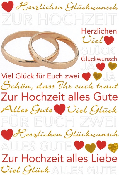 Bill. Vermählung Ringe