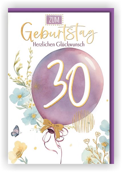 Bill. FZ 30 Ballon, floral