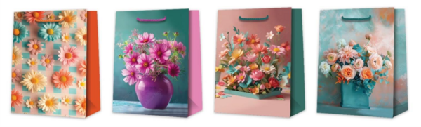 GT Blumen  4 Mot. sort.  M GT Blumen  4 Mot. sort.  M