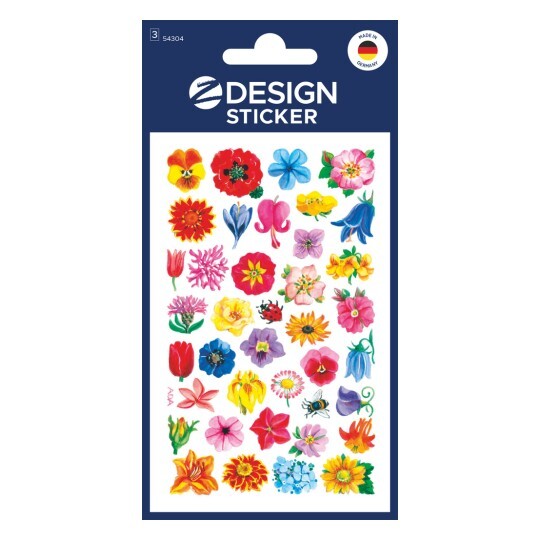 Schmucketiketten  Blumen