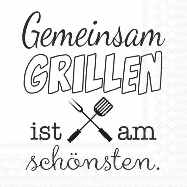 Servietten 33/33 Amb. Grillen Servietten 33/33 Amb. Grillen