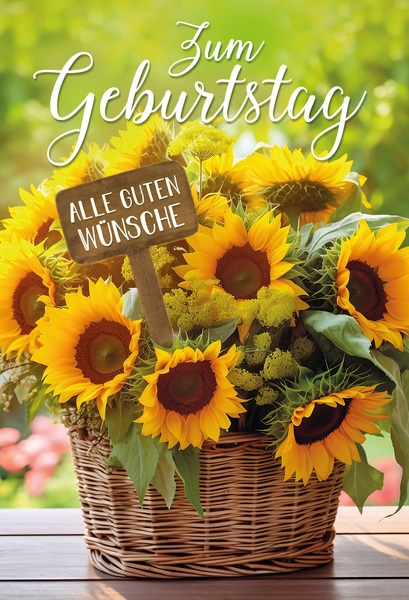 Bill. Gebtg. Sonnenblumen