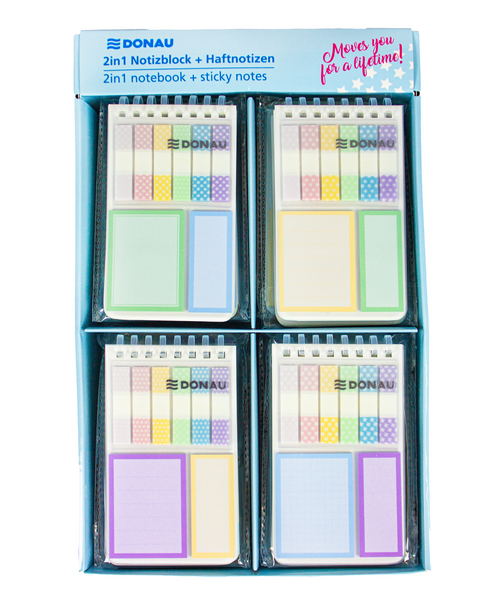 Haftnotiz+Notizblock 2 in 1