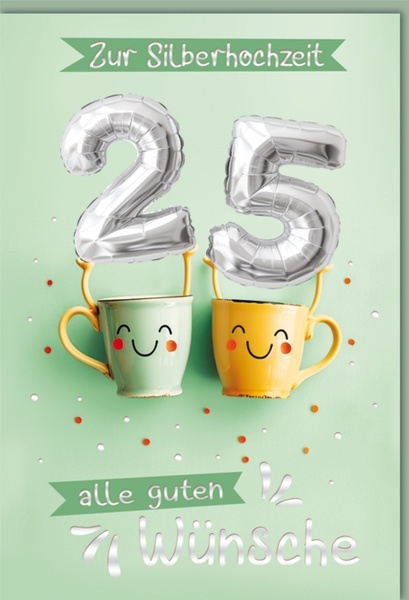 Bill. Silber Hochzeit Becher Bill. Silber Hochzeit Becher