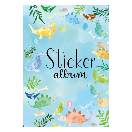 Stickeralbum Dino A5 Stickeralbum Dino A5