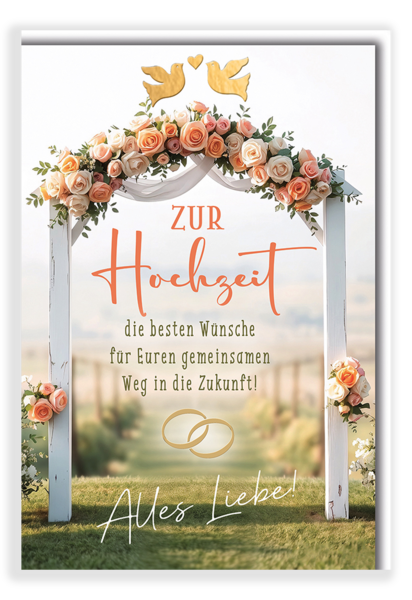 Bill. Vermählung Schwibbogen