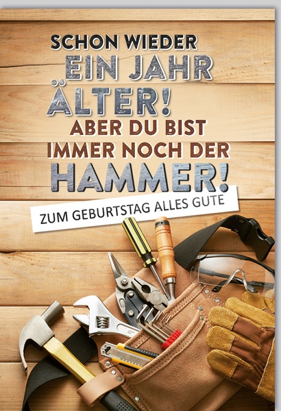 Bill. Geburtstag Handwerker