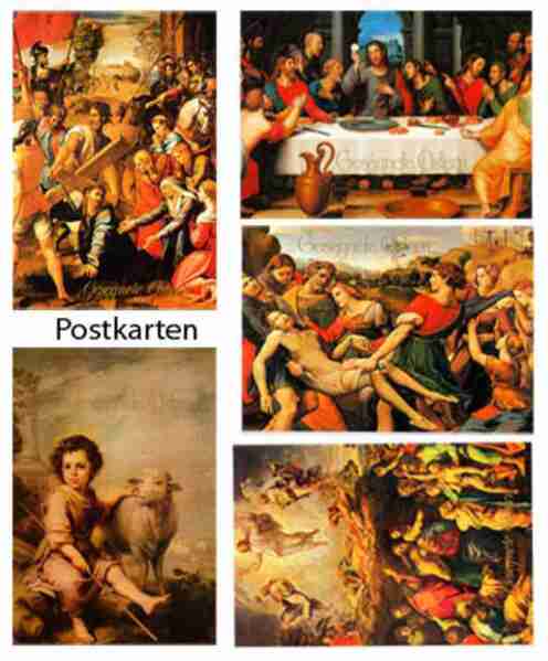 Oster Postkarten Heilige