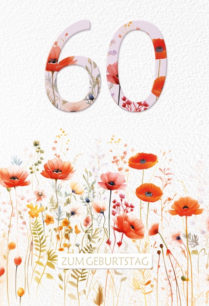 Bill. Fixzahl Blumen 60