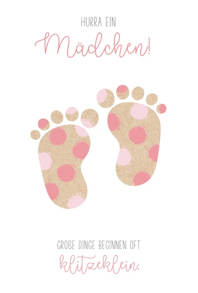 Bill. Ereignis Füße rosa