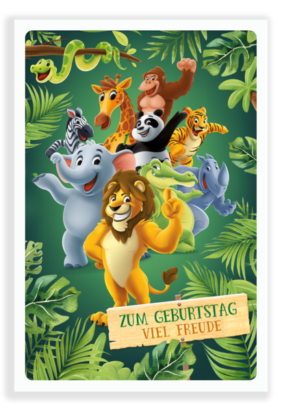 Bill. Geburtstag Kinder Jungle