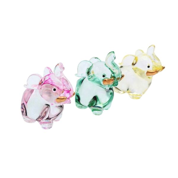 Glas Elefant 3,3 cm