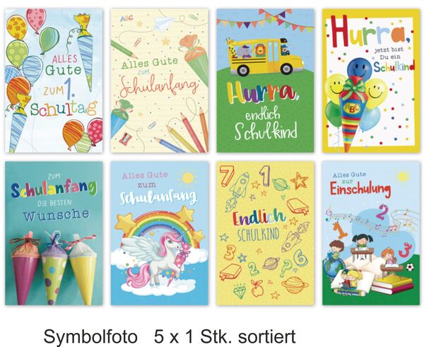 Bill. Schulanfang 5x1 sortiert