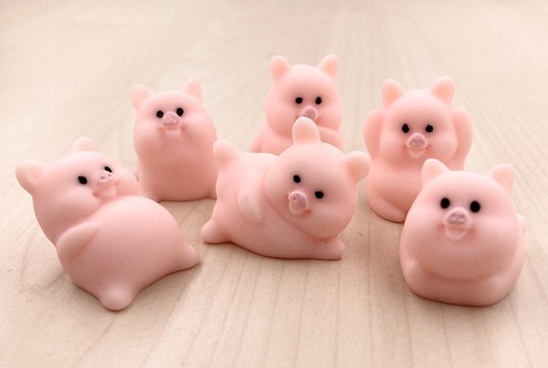 Glücksschwein rosa, 2,5 cm