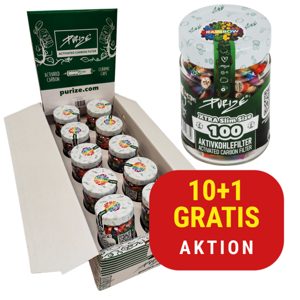 PURIZE® Aktivkohlef. Glas/100