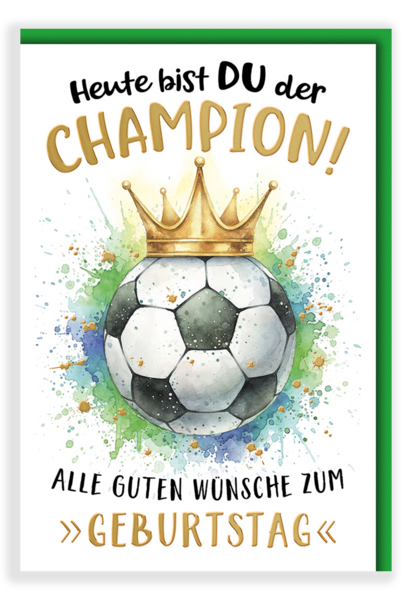 Bill. Geburtstag Fußball