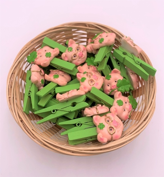 Holzkluppe Schweinchen