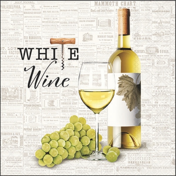 Servietten 33/33 Amb. Weißwein Servietten 33/33 Amb. Weißwein