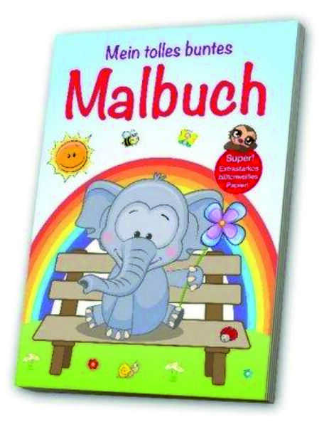 Malbuch Kleinkind Elefant