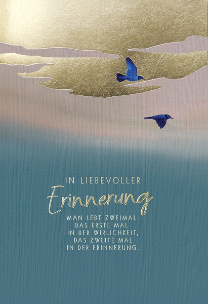 Bill. Trauer Spruch modern