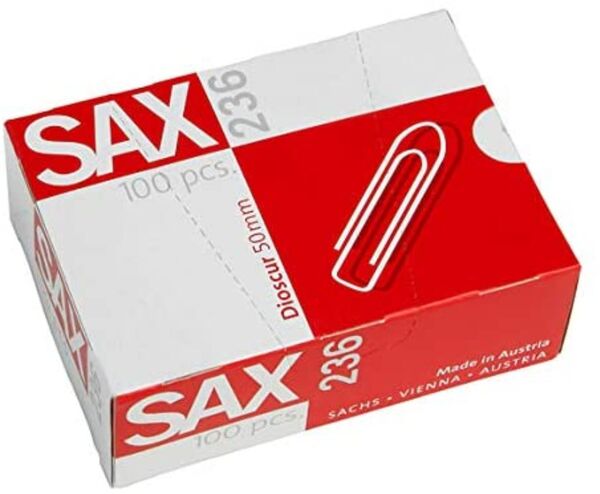 Büroklammern Sax 50 mm