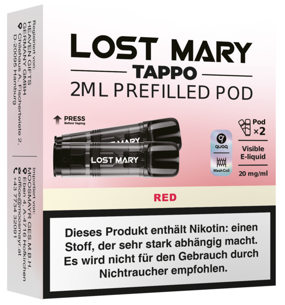 LM Tappo Pods 2er Red