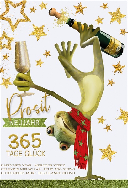 Neujahrs-Bill. Frosch