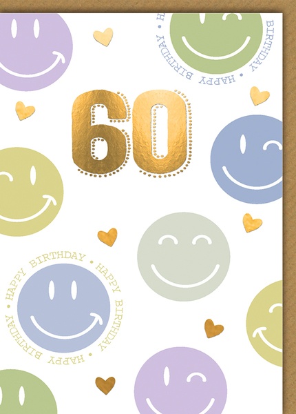 Bill. Geb. Fixzahl Smiley 60