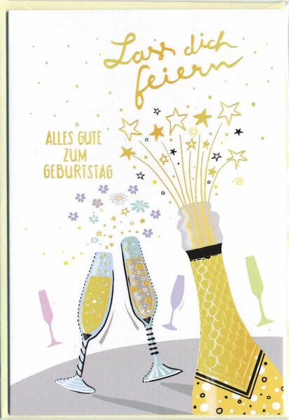 Bill. Geburtstag Sekt