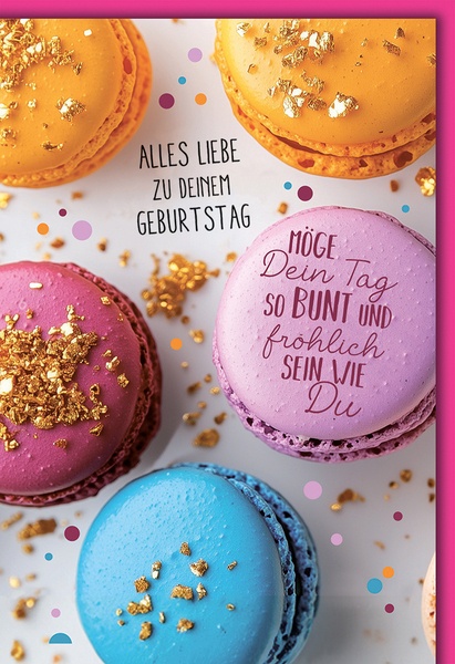 Bill. Geburtstag Macaron Bill. Geburtstag Macaron
