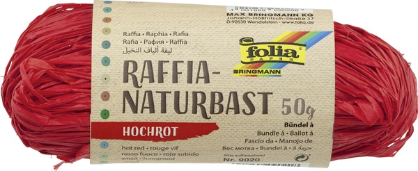Naturbast 50 gr. h-rot