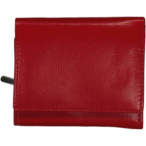 Geldbörse Leder dunkelrot