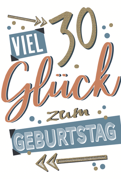 Bill. Fixzahl Glück 30