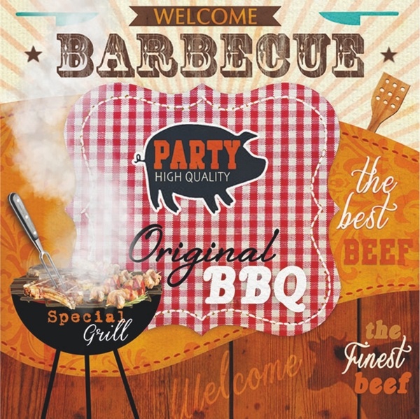 Servietten 33/33 Amb. BBQ Servietten 33/33 Amb. BBQ