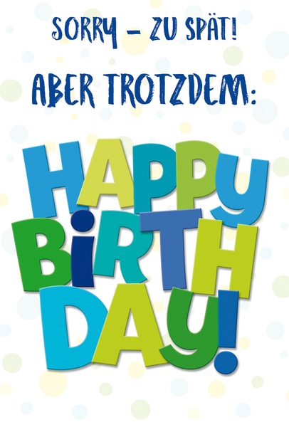 Bill. Geburtstag nachträglich