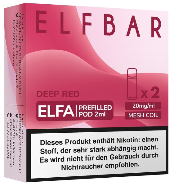 ELFA Pods Deep Red