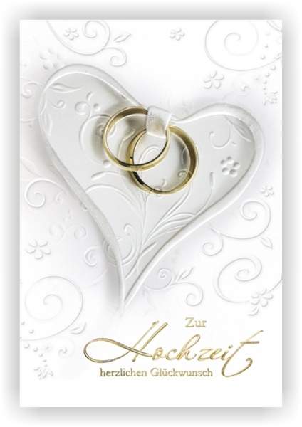 Bill. Vermählung Herz/Ringe